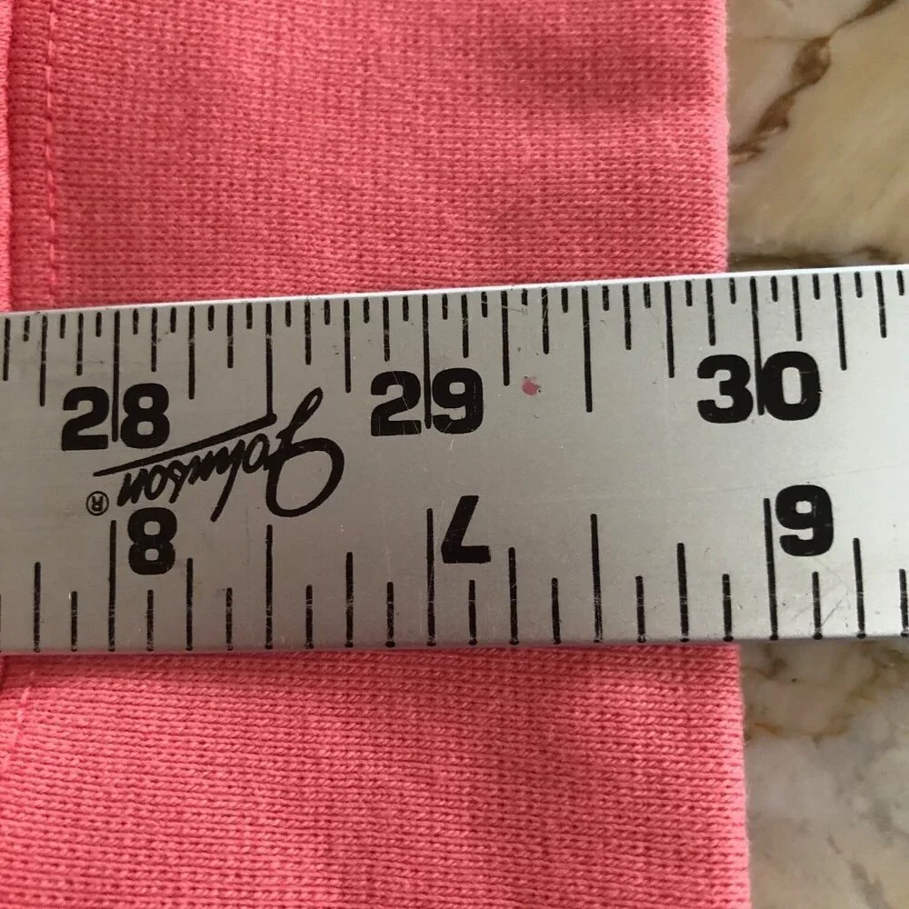 CUFFY'S Of Cape‎ Cod 1/4 Zip Shirt Men M Pink Coral Activewear Athleisure Logo
